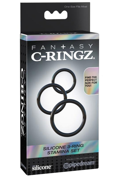 Fantasy C-Ringz Silicone 3 Piece Stamina Set