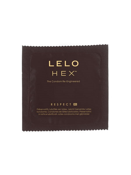 LELO HEX Condoms Respect XL 3 Pack