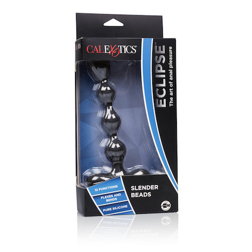 Eclipse Silicone Slender Beads - Black