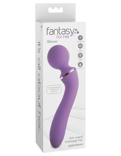 Fantasy For Her Duo Wand Massage Her - Purple