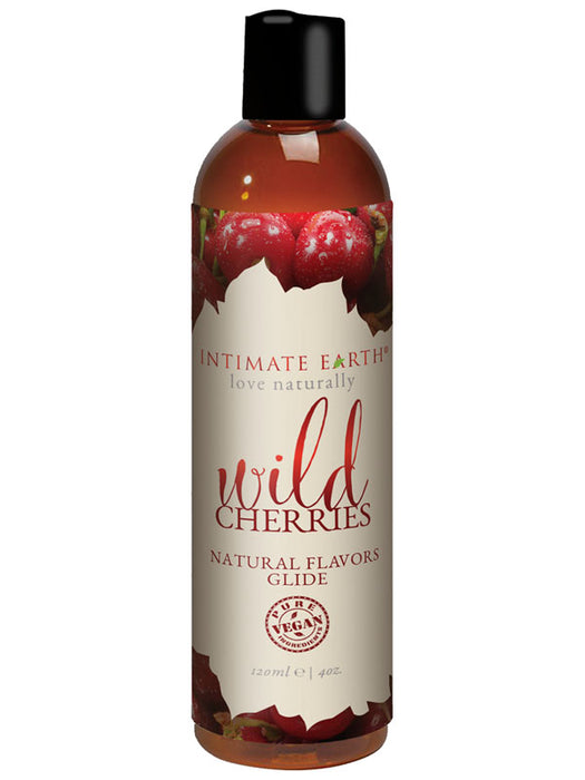Intimate Earth Wild Cherries Natural Flavors Glide 120ml