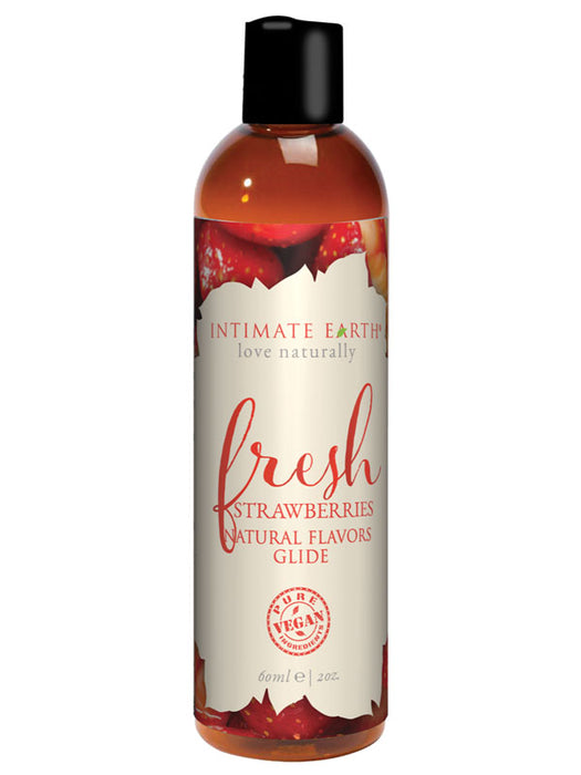 Intimate Earth Fresh Strawberries Natural Flavors Glide 60ml