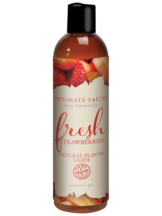 Intimate Earth Fresh Strawberries Natural Flavors Glide 120ml