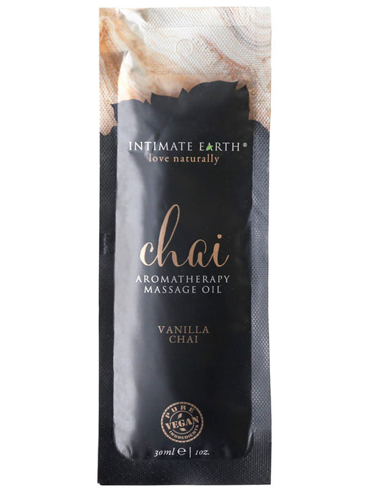 Intimate Earth Chai Massage Oil Foil 30ml/1oz