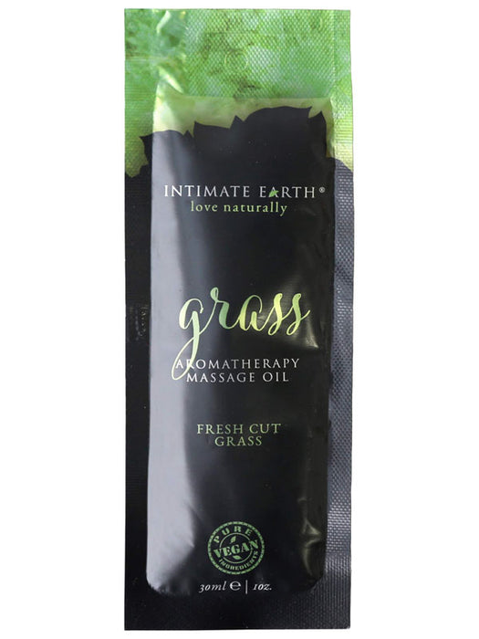 Intimate Earth Grass Massage Oil Foil 30ml/1oz