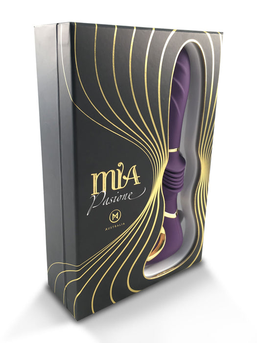 MiaMaxx Pasione Thrusting Vibrator Rechargeable Purple