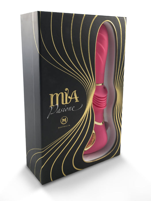 MiaMaxx Pasione Thrusting Vibrator Rechargeable Pink