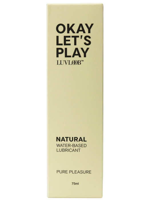LUVLOOB Natural Water-Based Lubricant (Original Flavour) 75ml - Okay Let's Play