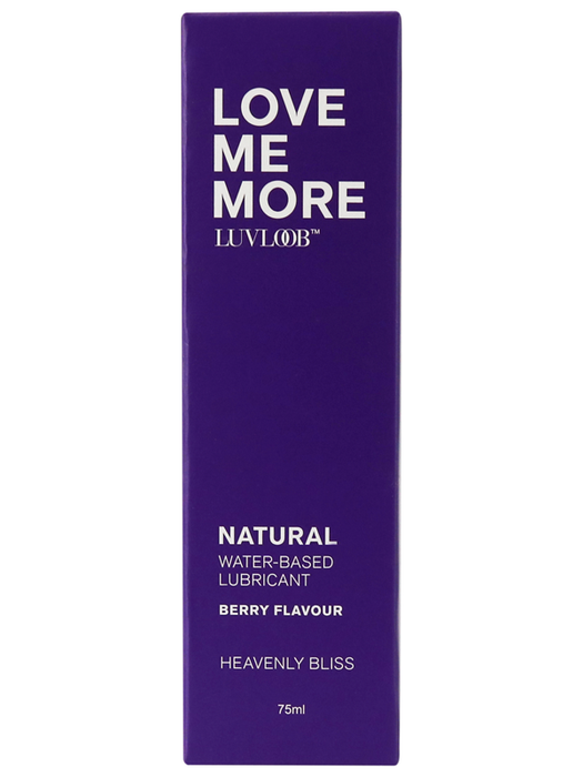 LUVLOOB Natural Water-Based Lubricant (Berry Flavour) 75ml - Love Me More