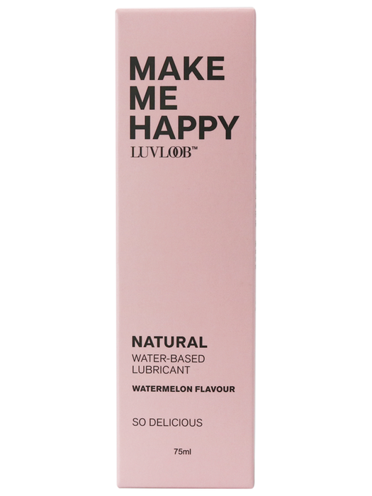 LUVLOOB Natural Water-Based Lubricant (Watermelon Flavour) 75ml - Make Me Happy