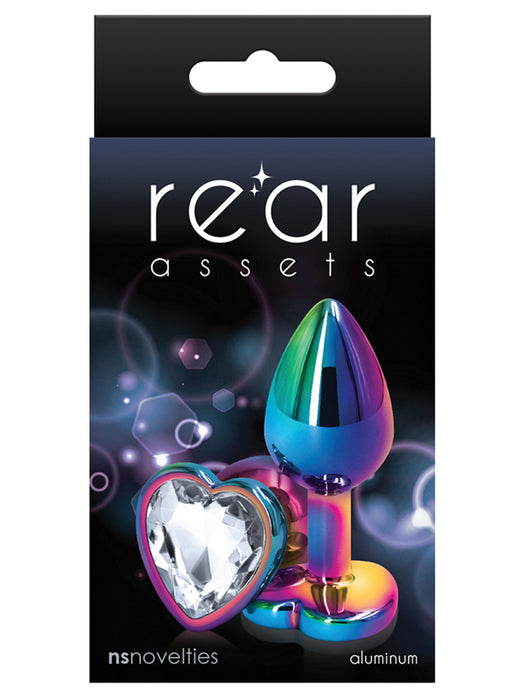 Rear Assets Mulitcolor Heart Small Clear