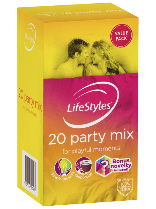 LifeStyles Party Mix Condoms - 20 Pack