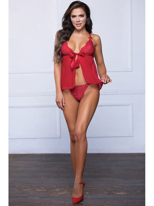 Camisole Sets STM-11210P-Red-O/S