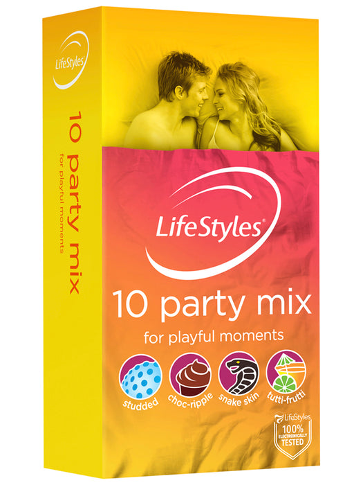 LifeStyles Party Mix Condoms - 10 Pack