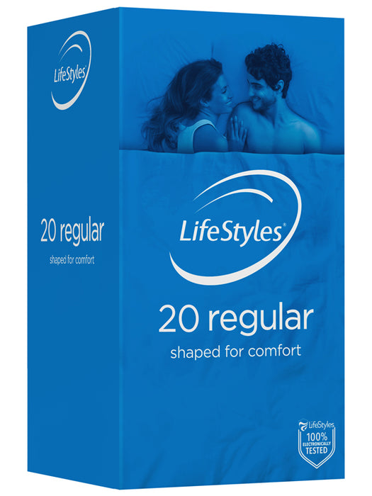 LifeStyles REGULAR Condoms - 20 Pack