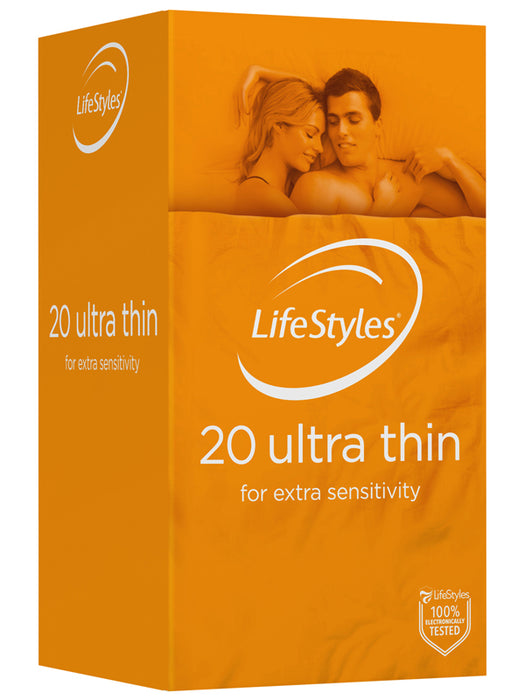LifeStyles ULTRA THIN Condoms - 20 Pack