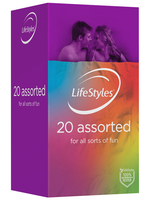 LifeStyles ASSORTED Condoms - 20 Pack