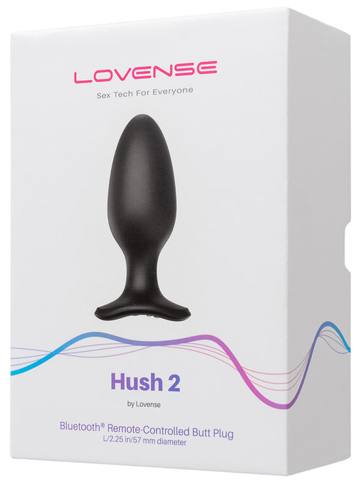 Lovense Hush 2 (2.25 inch) Bluetooth Remote Controlled Butt Plug