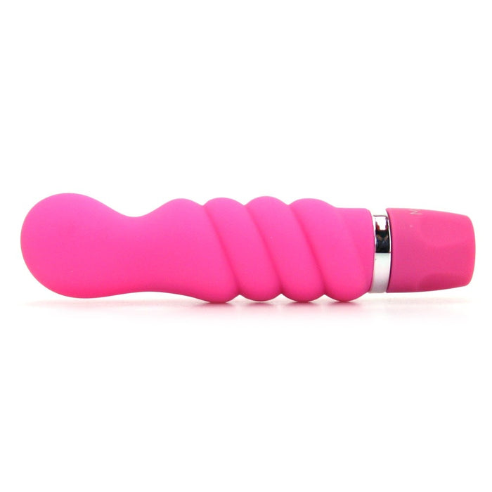 Maia Twisty Silicone G-Spot Vibe Neon Pink