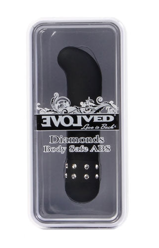 Evolved Diamond Lustre Vibrator - Black