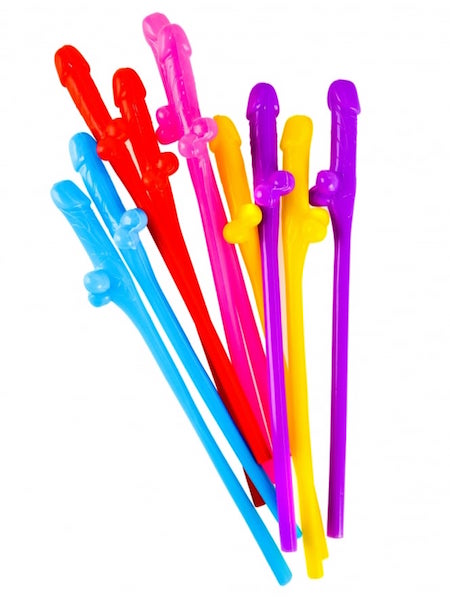 Novelty Drinking Straws In Five Awesome Colours