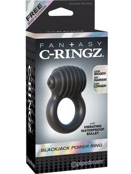 Fantasy C-Ringz BlackJack Power Ring - Black