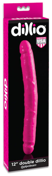 Dillio 12inch Double Dong - Pink