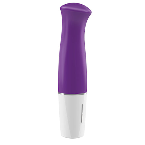 Ovo D4 Silicone Mini Vibe - Violet White