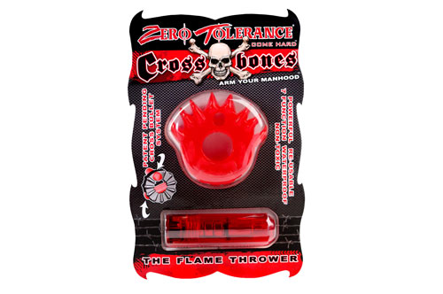 Zero Tolerance Flame Thrower Cock Ring - Red