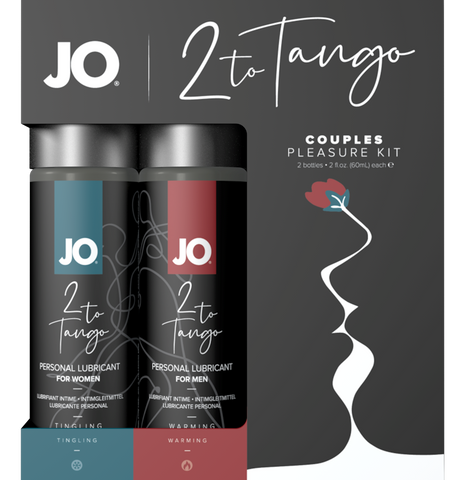 JO 2 to Tango His and Hers Stimulating Lubricants 2 x 60ml
