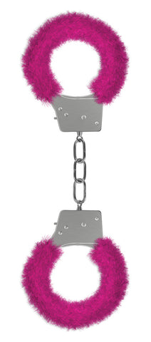 Ouch Beginners Furry Handcuffs - Pink