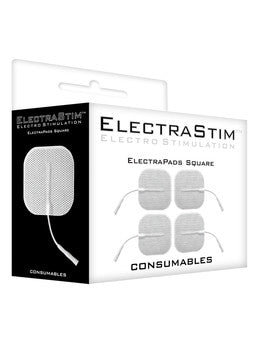 ElectraStim Square Self Adhesive ElectraPads - 4 Pack