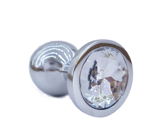 Everyday Sexy Stainless Steel Butt Plug Medium - Clear