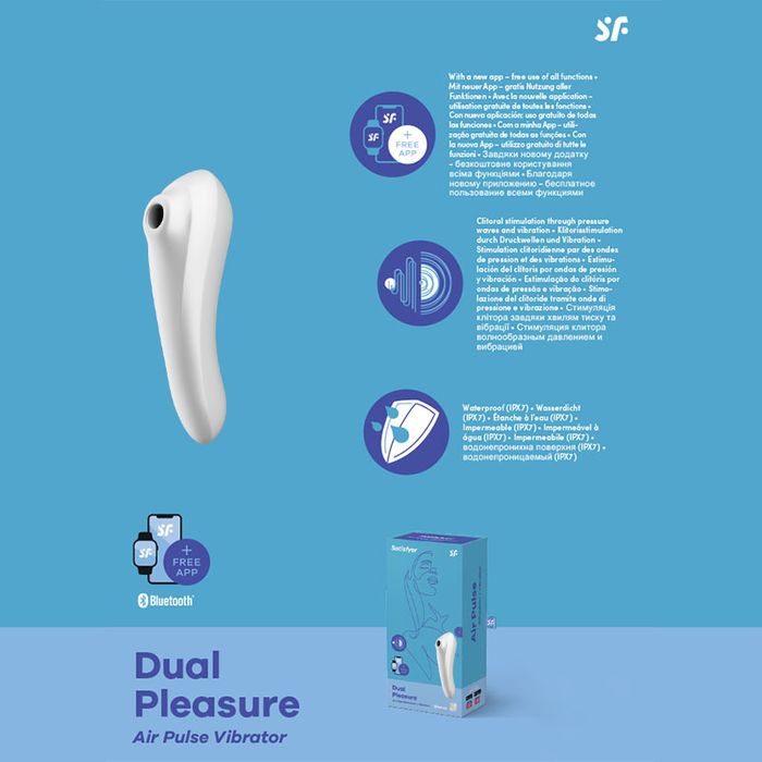 Satisfyer Dual Pleasure App Control - White