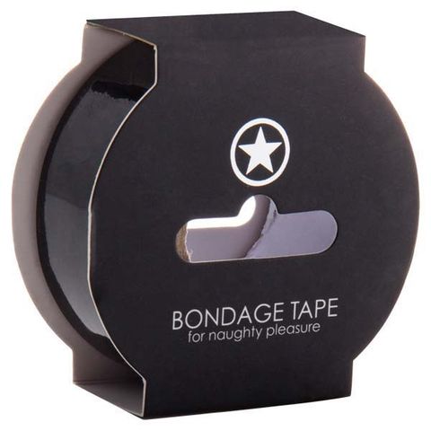 Ouch Non Sticky Bondage Tape - 17.5m - Black