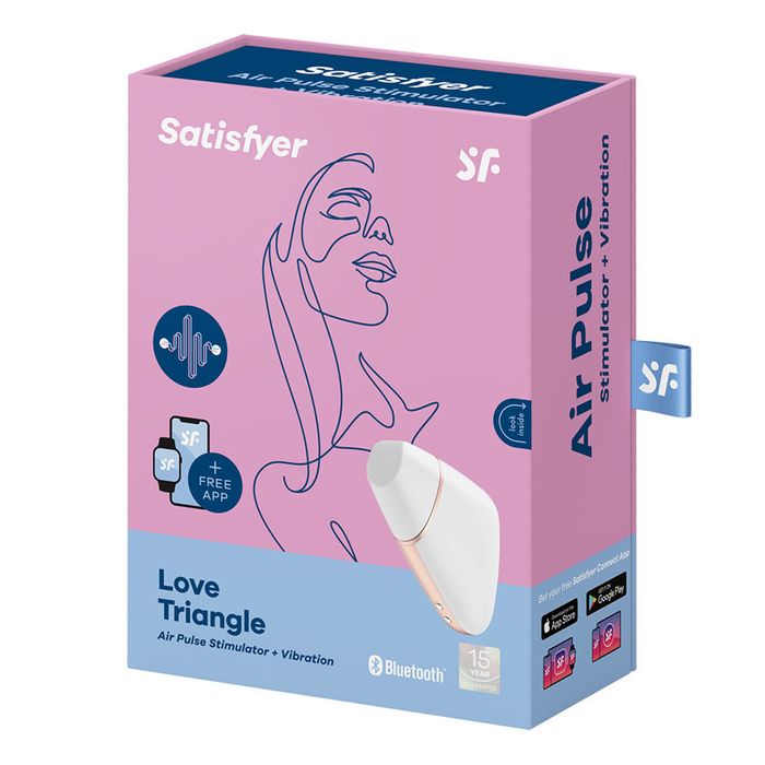Satisfyer Love Triangle App Control - White
