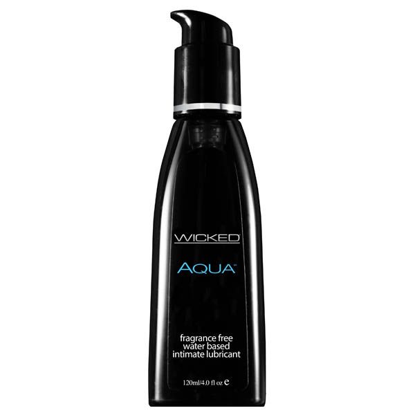 Wicked AQUA Unscented Water Based Lubricant 120ml
