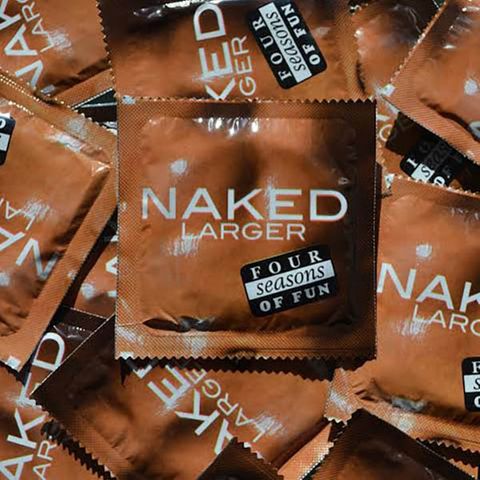 Four Seasons Naked Larger Condoms - Bulk Box 144