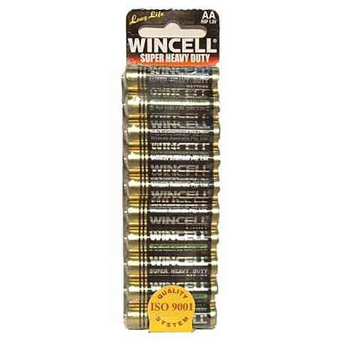Wincell AA Super Heavy Duty Batteries - 10 Pack