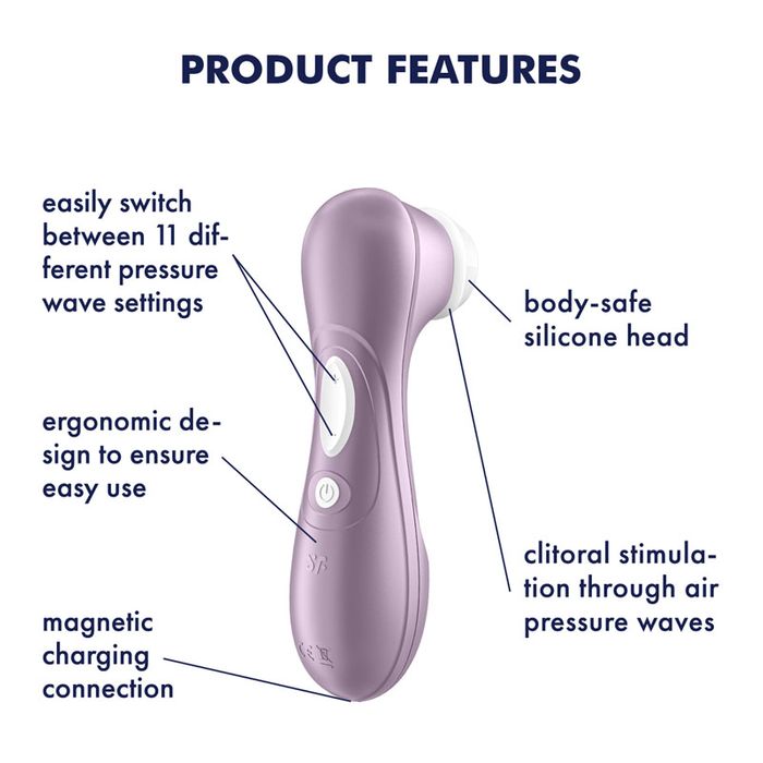 Satisfyer Pro 2 Generation 2 Rechargeable Clitoral Stimulator - Violet