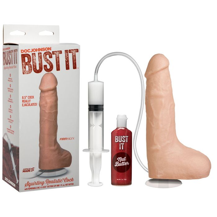 Bust It Squirting Realistic Cock