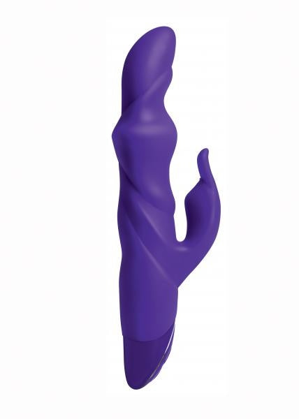 Adam & Eve Thruster Silicone Vibrator - Purple