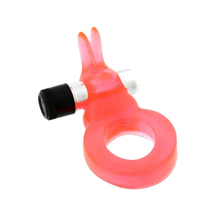 Jelly Rabbit Ultra Soft Cockring - Red